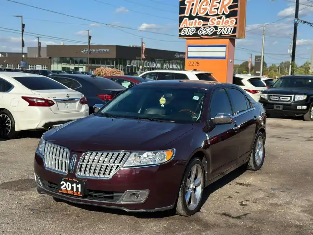 2011 Lincoln MKZ LEATHER, LOADED, WHEELS, ONLY 182KMS, CERTIFIED