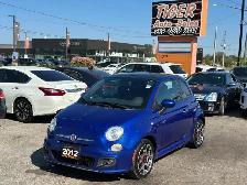 2012 Fiat 500 SPORT, ROOF, ONLY 151KMS, WINTER WHEELS, CERTIFIED