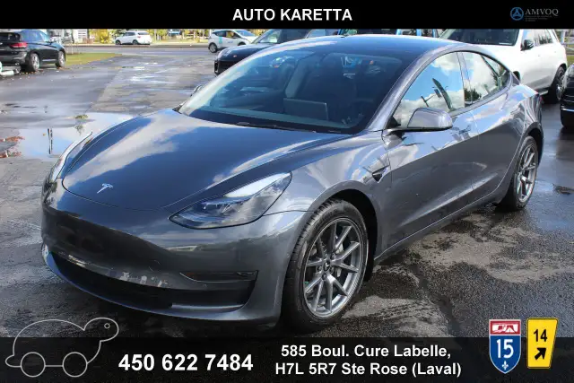 2022 Tesla Model 3 model 3 rwd panoramic navigation