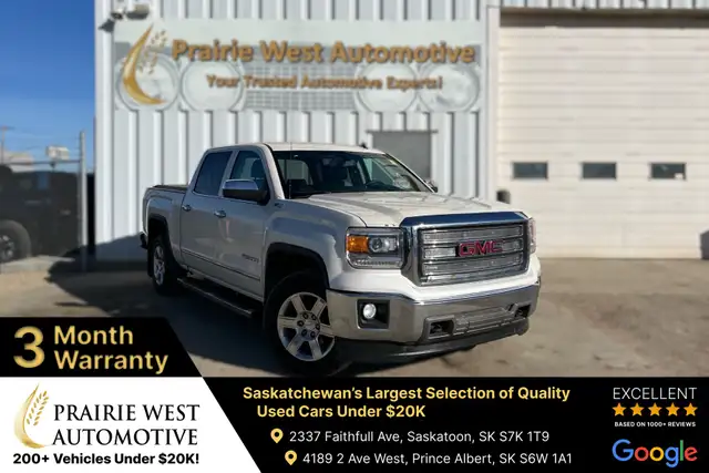 2014 GMC Sierra 1500 SLT Crew Cab 5.3L V8 | Command Start | Reve