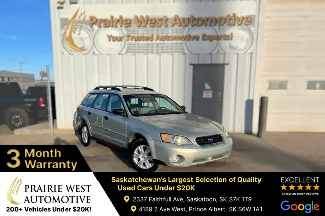 2005 Subaru Outback Outback 2.5i AWD | Heated Seats | Power Tail