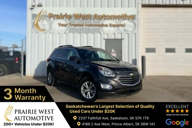 2016 Chevrolet Equinox LT AWD | Command Start | Heated Seat