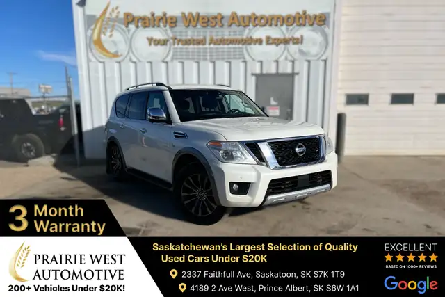 2017 Nissan Armada Platinum Edition AWD 8 Passenger | Command St