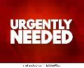 swamper needed for today junk run company for 7:30 AM