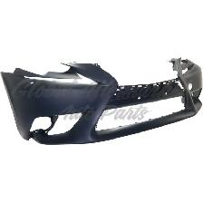 Lexus Is250 Sedan 2014-2015 Bumper Front Primed Black Without F - Photo 2