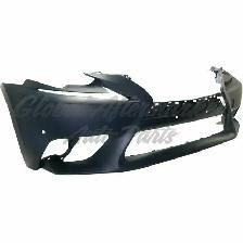 Lexus Is250 Sedan 2014-2015 Bumper Front Primed Black Without F - Photo 2
