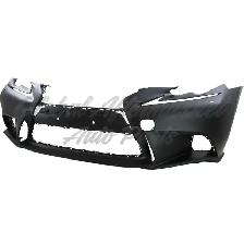 Lexus Is250 Sedan 2014-2015 Bumper Front Primed Black W/F - Photo 2