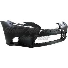 Lexus Is250 Sedan 2014-2015 Bumper Front Primed Black W/F - Photo 3