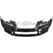 Lexus Is250 Sedan 2014-2015 Bumper Front Primed Black W/F - Photo 4