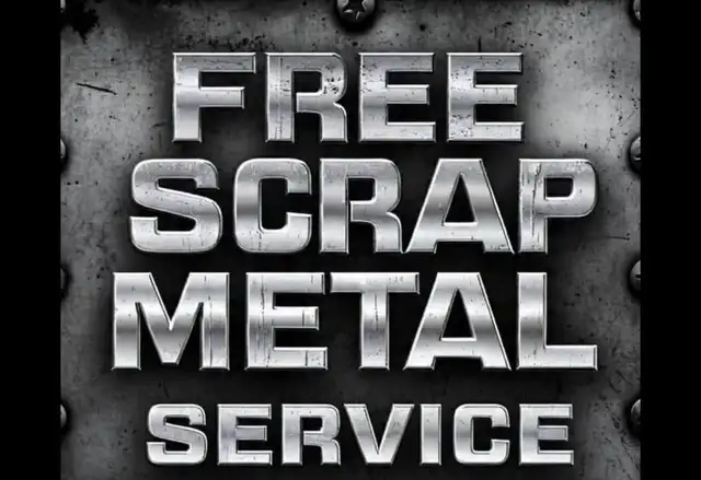 SCRAP METAL REMOVAL SERVICE (FREE)