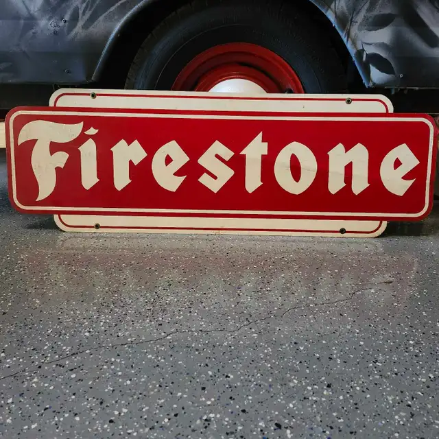 Rare Firestone sign