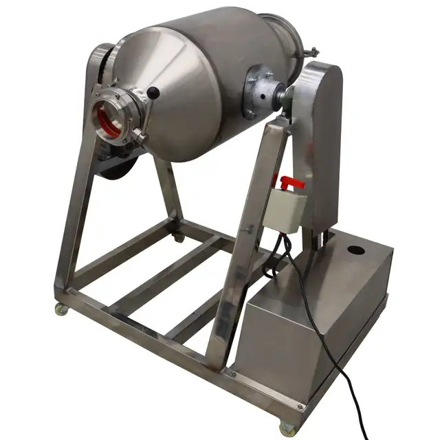 60L 304 Stainless Steel Drum Mixer Feed Granual Mixer 025701