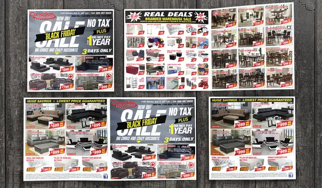 1000 Flyers 8.5x5.5 100lb Gloss Text Only $139 Free Shipping GTA