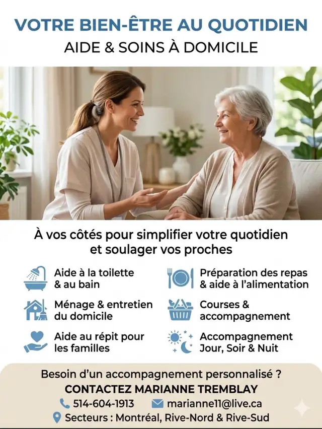 aide et soins à domicile