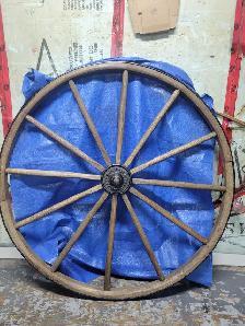Antique Wagon Wheel  Massey Harris Toronto 48 inch