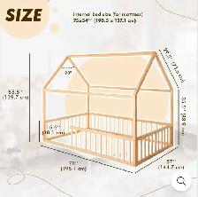 Goodevas Montessori Bed For Kids and Toddlers from 1yr - Photo 2