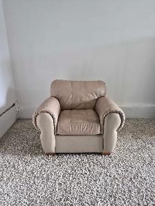 DELIVERY AVAILABLE Real Leather Single Sofa Chair / Single Sofa - Photo 2