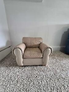 DELIVERY AVAILABLE Real Leather Single Sofa Chair / Single Sofa - Photo 9