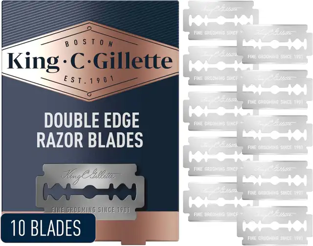 King C. Gillette Double-Edge Safety Razor Refill blade