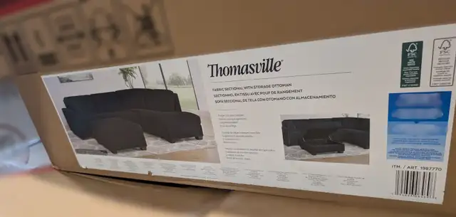 Thomasville Miles 3-piece Fabric Sectional