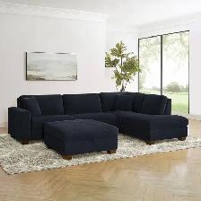Thomasville Miles 3-piece Fabric Sectional - Photo 6