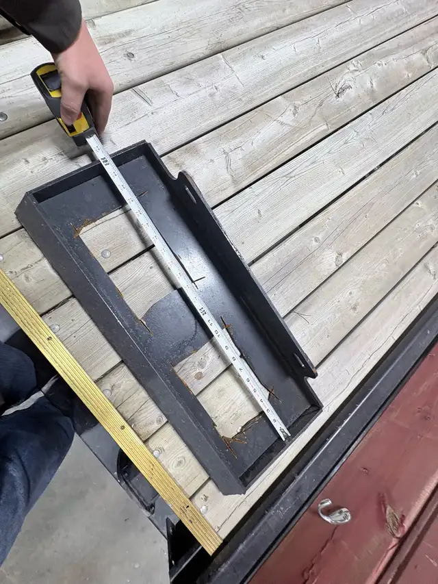 mini skid steer backmount plate