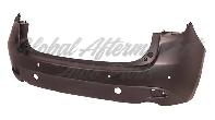 Mazda 3 2014-2016 Bumper Rear Primed W/Textured Lower Hb