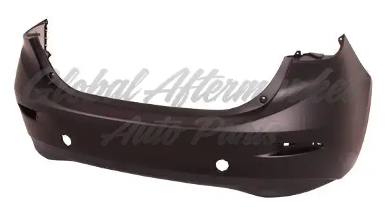 Mazda 3 2014-2018 Bumper Rear Primed W/Textured Lower Sdn