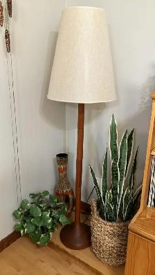 Mid century. TEAK TECK. Lampe / Crédence, buffet disque vinyle, - Photo 6