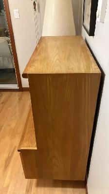Mid century. TEAK TECK. Lampe / Crédence, buffet disque vinyle, - Photo 7
