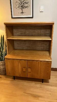 Mid century. TEAK TECK. Lampe / Crédence, buffet disque vinyle, - Photo 8