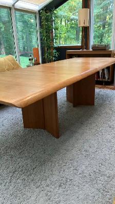 Mid century TEAK TECK Ensemble salle à manger TRÈS GRANDE Table - Photo 8