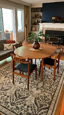 Mid century modern. TEAK TECK. Chariot de bar / dessert / table - Photo 7