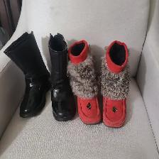 Youth girl Waterproof winter boots Size 4 - Photo 2