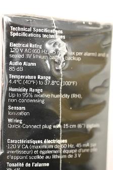 Smoke Alarm 120v Hardwired Battery Backup Brand New set of 4pc - Photo 6