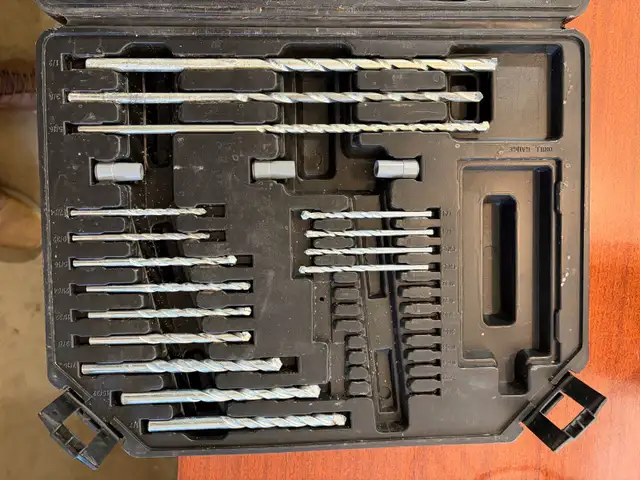 Drill bits with case