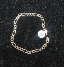10k & 14k Gold Bracelets / Anklets with Diamonds, Amethyst.. - Photo 4