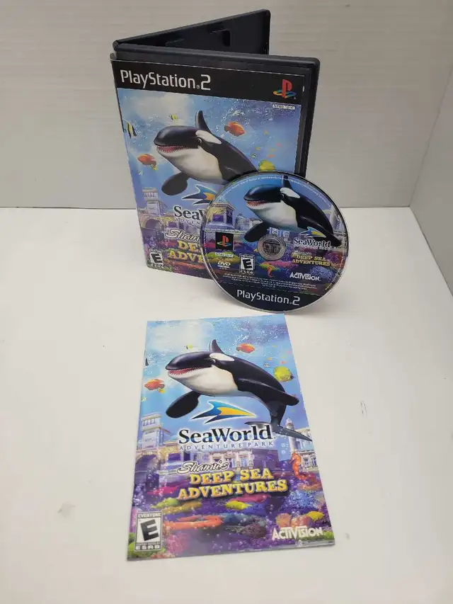 PS2 SeaWorld Adventure Park Shamus Deep Sea Adventure