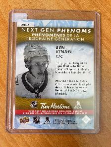 2026-27 Upper Deck Tim Hortons Next Gen Phenoms #NG8 Ben Kindel - Photo 2