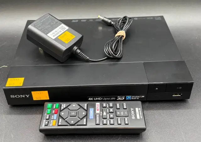 SOLD Sony bdp-s6500 3D Bluray Player with Remote & Power Cord