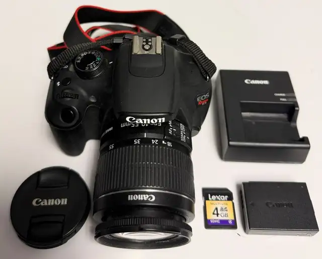 Canon EOS Rebel T5 18MP DSLR Camera with EF-S 18-55mm Lens