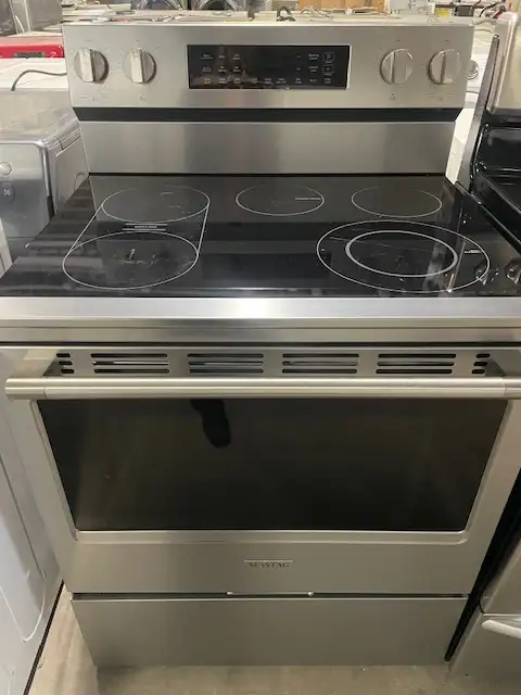Cuisinière stainless vitrocéramique Maytag