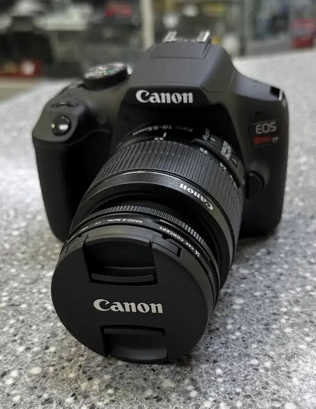 Canon T7 DSLR Camera and Lens