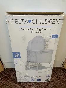 Delta Soothing Dreams Grey Bassinet