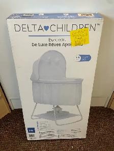 Delta Soothing Dreams Grey Bassinet - Photo 2