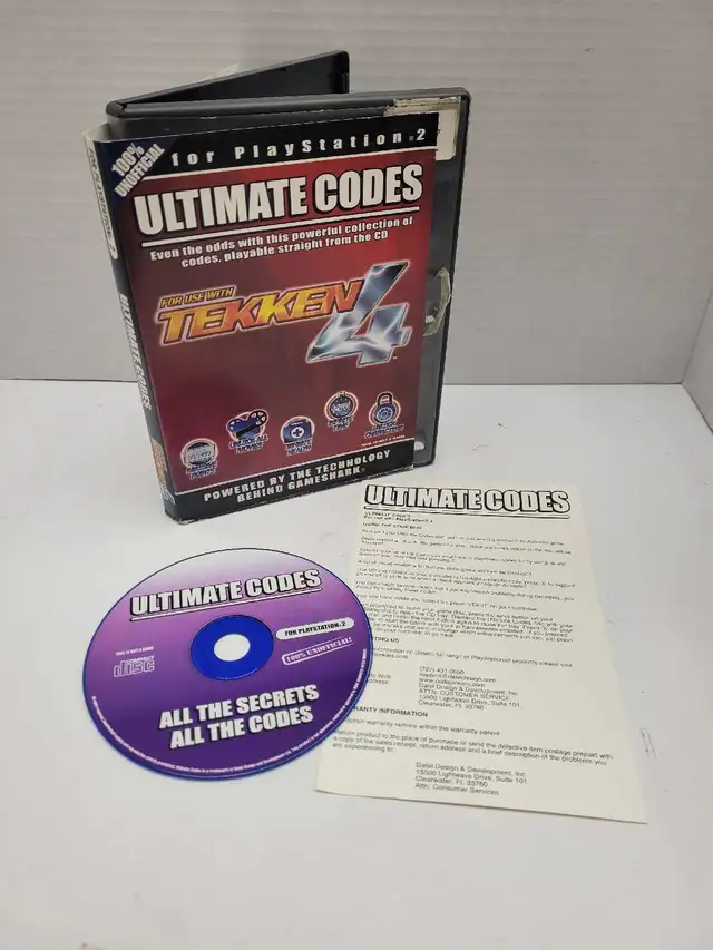 PS2 Ultimate Codes for Tekken 4