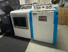 NEW 27" GE GAS Dryer (7.4 Cu.Ft) & Top Load Washer (4.9 Cu.Ft)