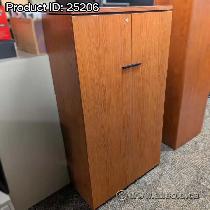 Autumn Maple 2 Door Storage Cabinet w/ Adjustable Shelves