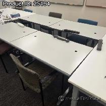 Teknion Grey Office Height Adjustable Training Table 42' x 24' - Photo 2