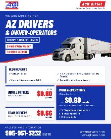 Hiring AZ Drivers Solo & Teams!!!